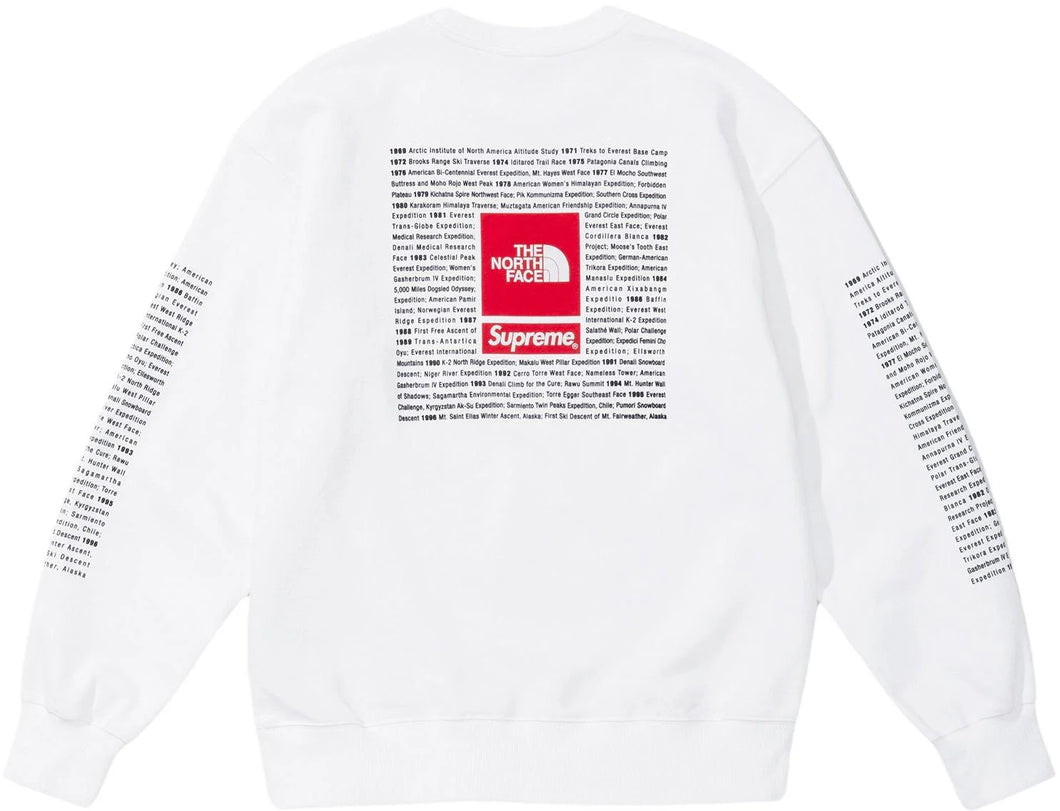 Supreme® The North Face® Crewneck Black White