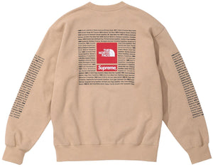 Supreme® The North Face® Crewneck Tan