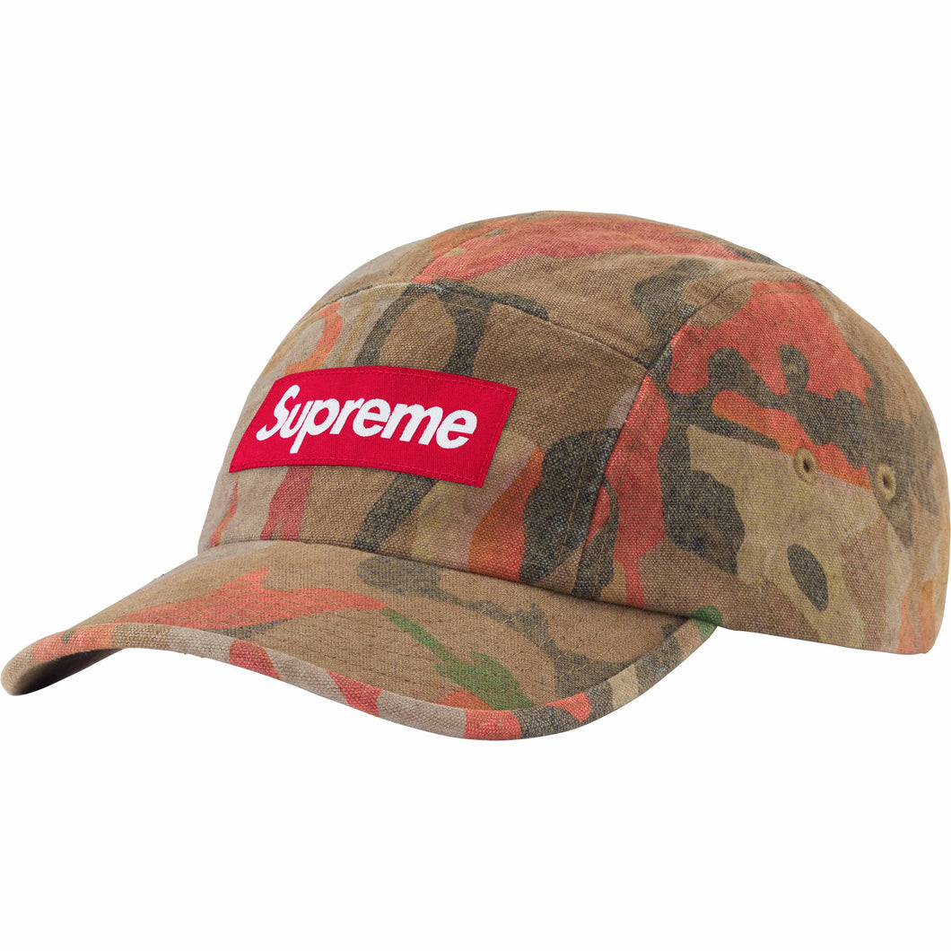 Supreme Washed Canvas Camp Cap Tan