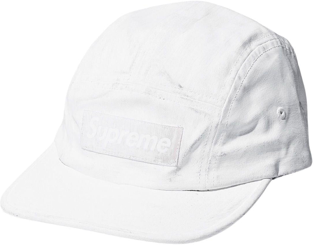 Supreme MM6 Maison Margiela Paited Camp Cap White