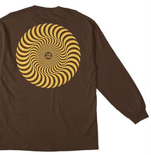 Spitfire Wheels Classic Swirl Overlay LS Tee Brown