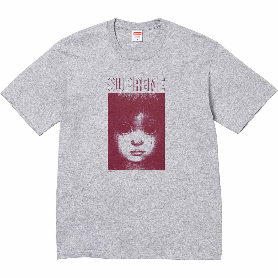 Supreme Margaret Keane Teardrop Tee Grey