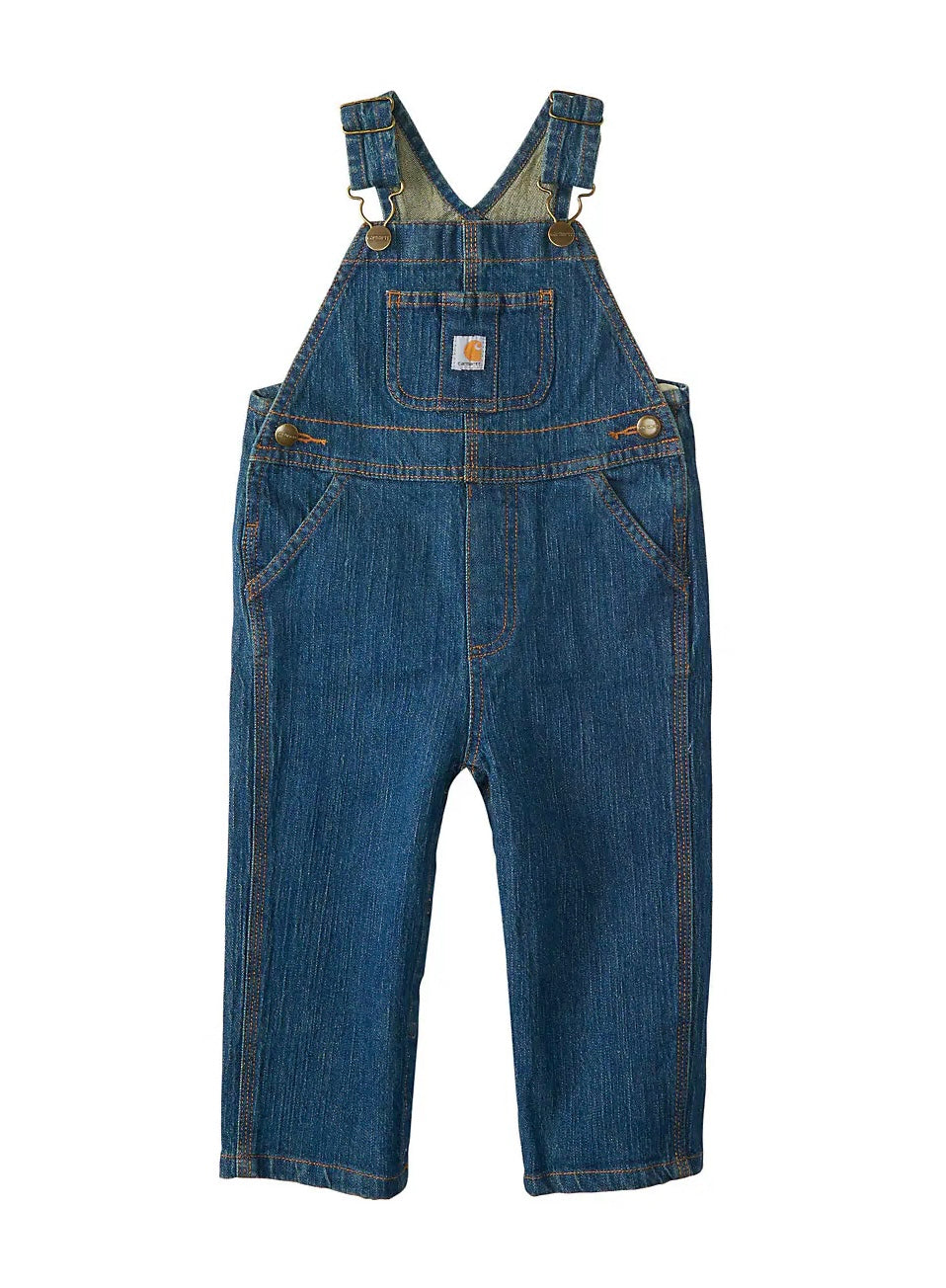 Carhartt Kids Washed Denim Bib Overall Denim