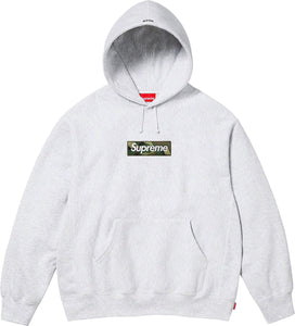 Supreme Box Logo Hooded Sweatshirt Ash Grey FW23