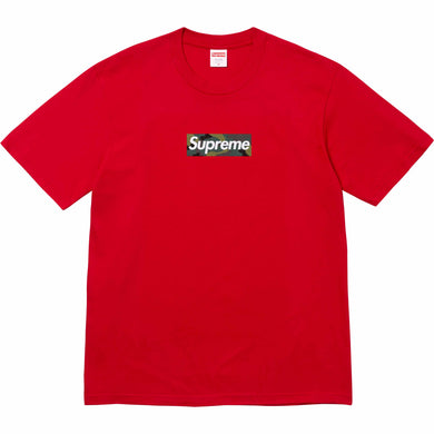 Supreme Camo Box Logo Tee Red