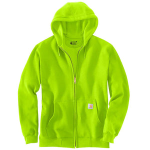 Carhartt Loose Fit Full Zip Sweatshirt Brite Lime