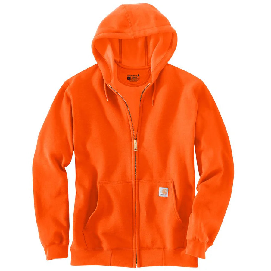 Carhartt Loose Fit Full Zip Sweatshirt Brite Orange