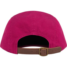 Supreme FW24 Washed Chino Twill Camp Cap Cranberry