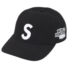 Supreme SS26 World Famous S Logo 6-Panel Black