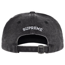 Supreme Pigment Coated S Logo 6-Panel Black