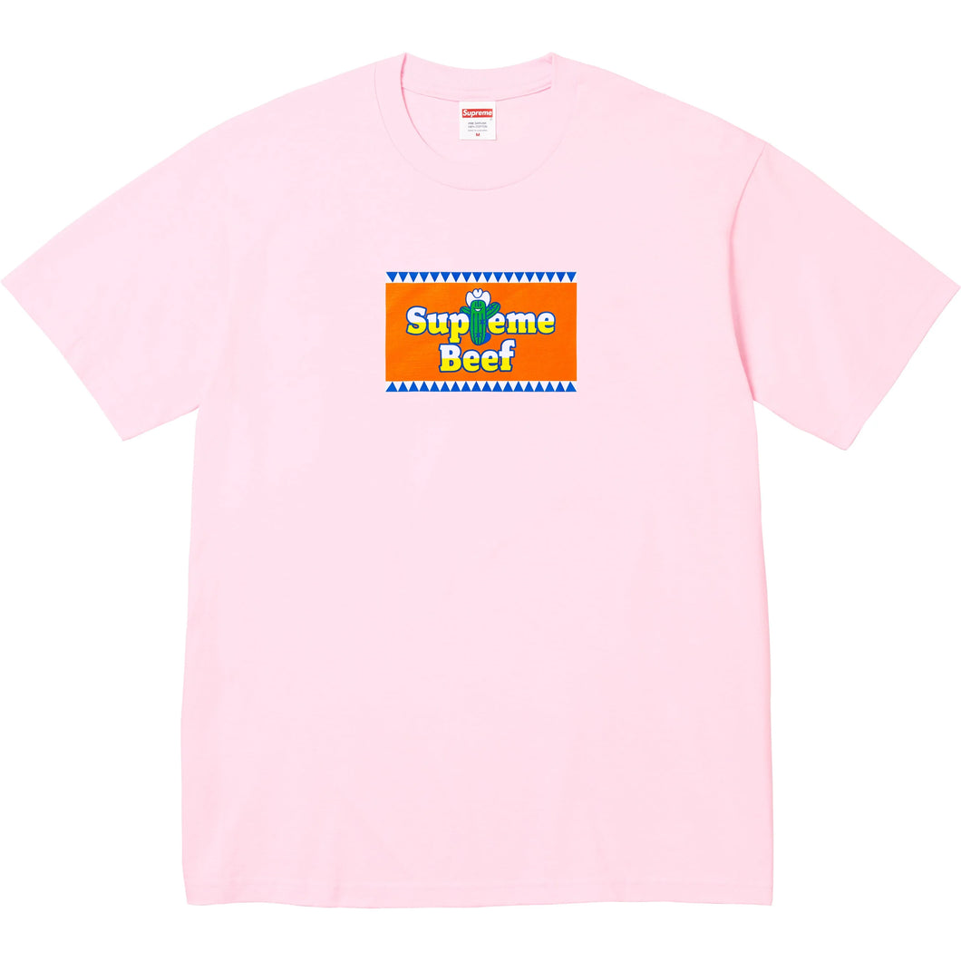 Supreme Beef Tee Light Pink