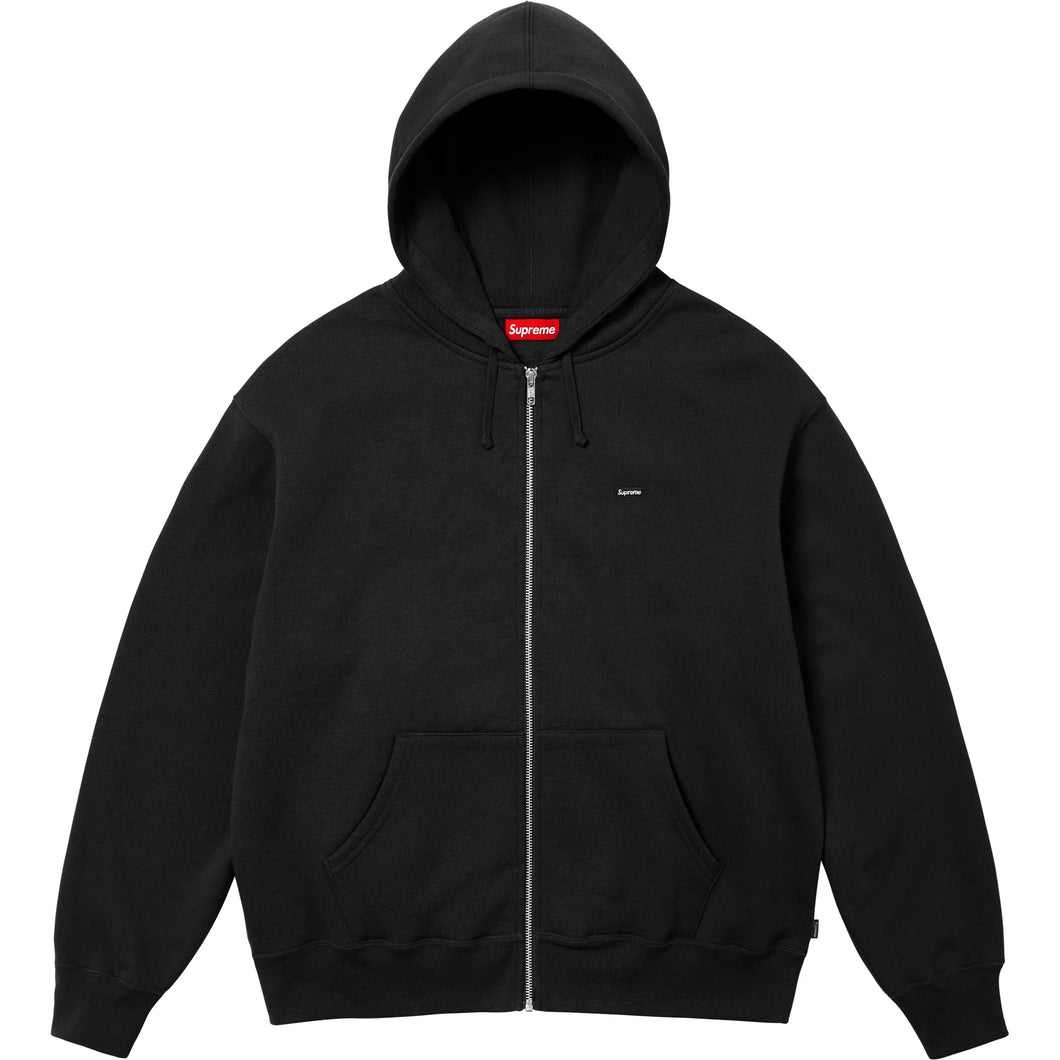 Supreme Small Box Zip Up Hooded Sweatshirt Black