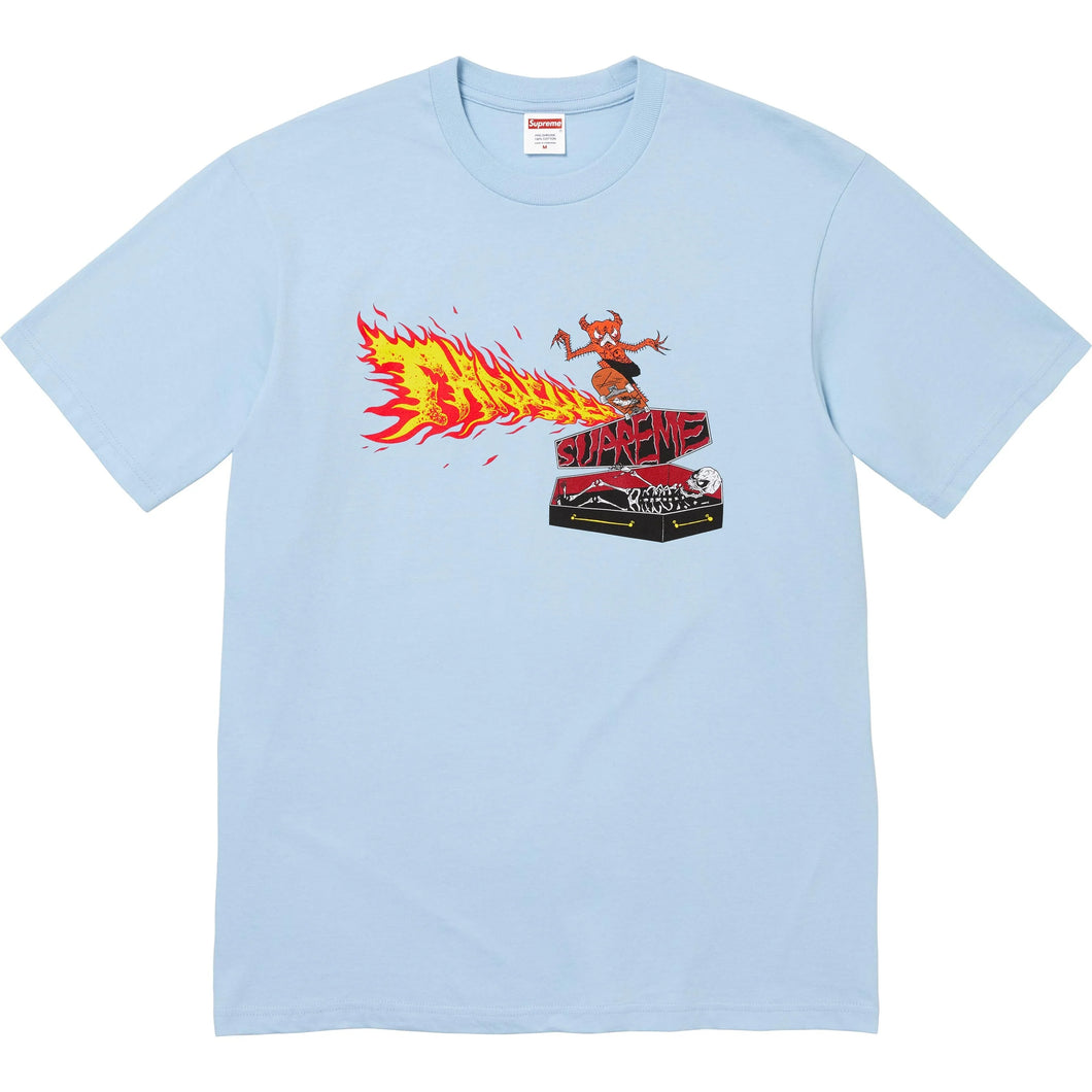 Supreme® Thrasher® Back Tail Tee Powder Blue