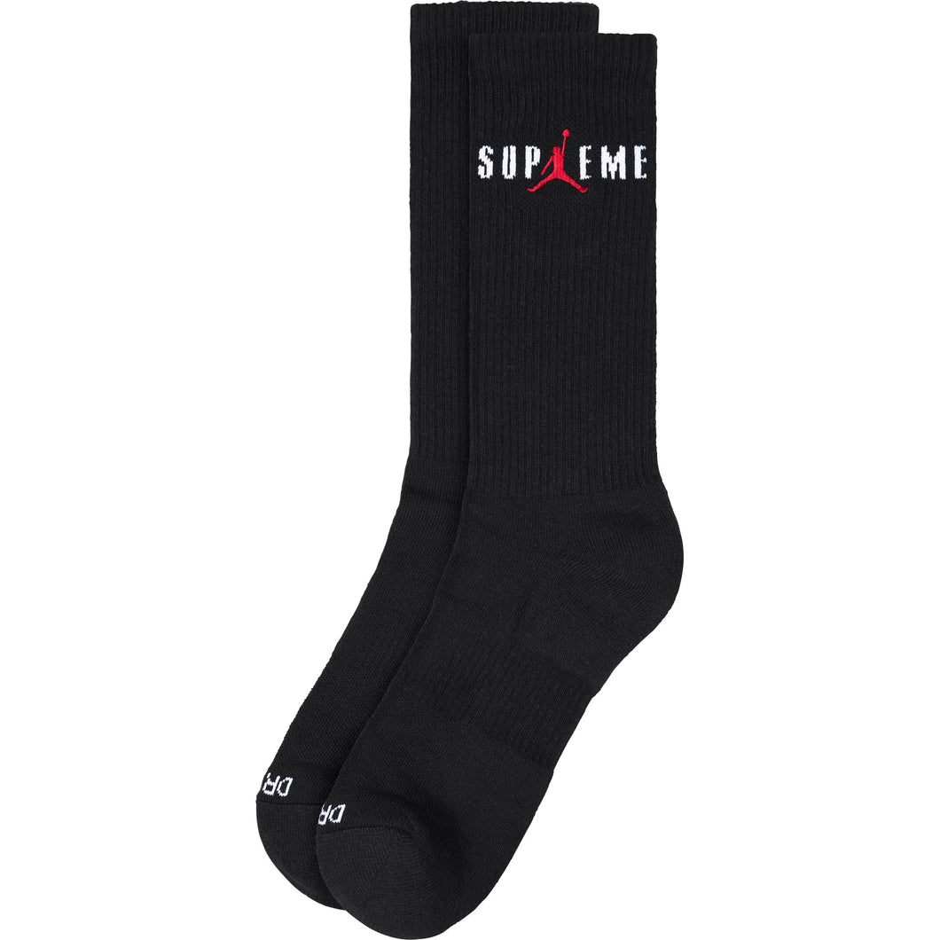 Supreme® Jordan® Crew Socks (2 Pack) Black