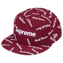 Supreme World Famous Box Logo New Era® Cardinal