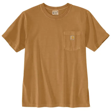 Carhartt Relaxed Fit Lightweight SS Garment Dyed Pocket Tee Carhartt Brown