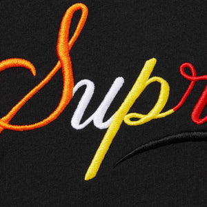 Supreme Cursive S/S Top Black