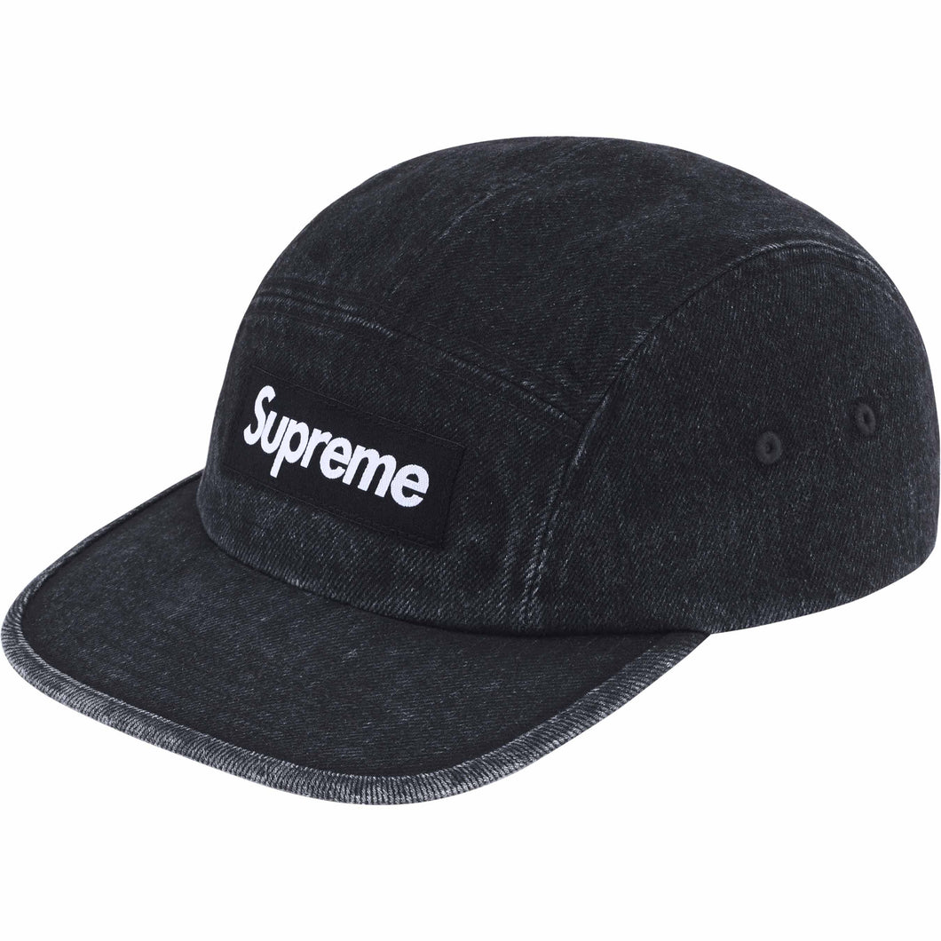 Supreme Denim Camp Cap Black