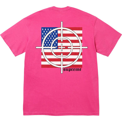 Supreme Target Tee Fuchsia