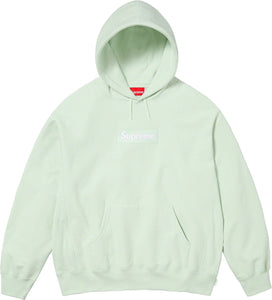 Supreme Box Logo Hooded Sweatshirt Green FW23