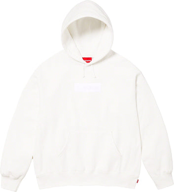 Supreme Box Logo Hooded Sweatshirt White FW23