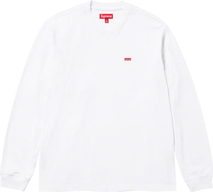 Supreme Small Box LS Tee White