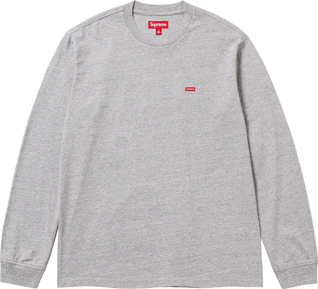 Supreme Small Box LS Tee Grey
