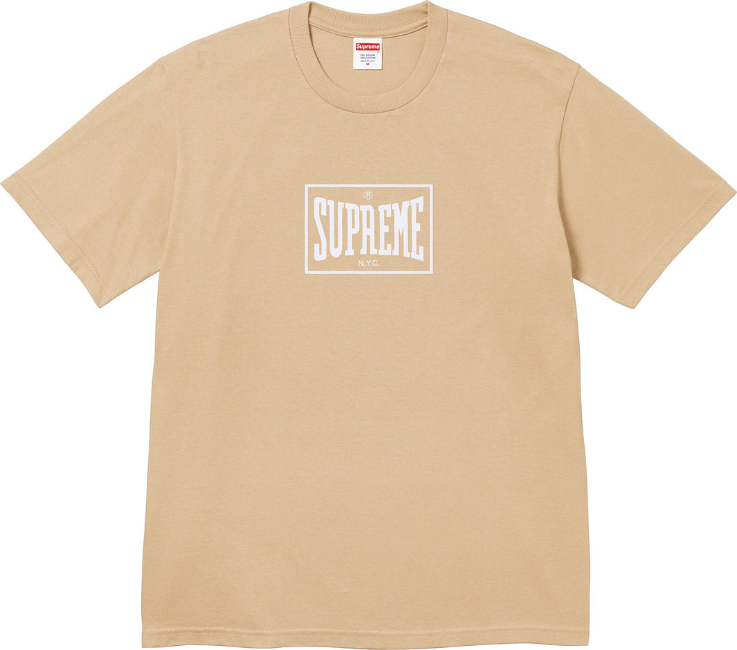 Supreme Warm Up Tee Khaki