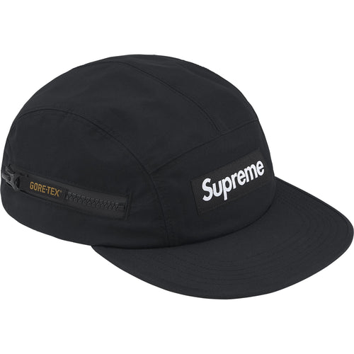 Supreme Gore Tex Zip Pocket Camp Cap Black