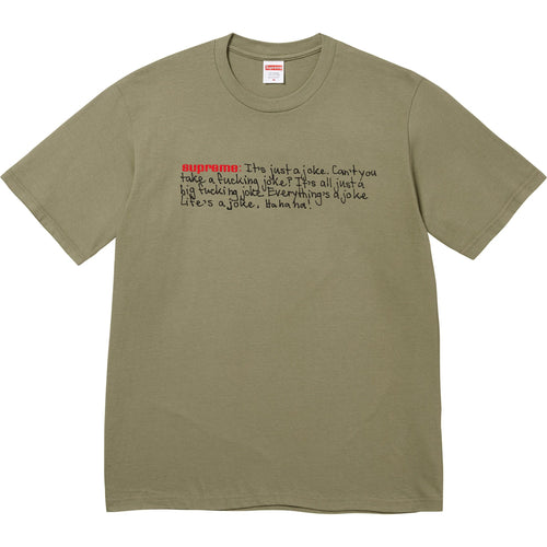 Supreme Joke Tee Olive