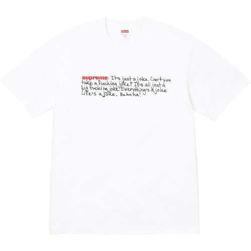 Supreme Joke Tee White