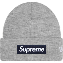Supreme FW25 New Era® Box Logo Beanie Heather Grey