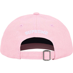 Supreme FW25 Pigment Coated Canvas S Logo 6 Panel Pink