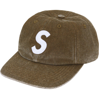 Supreme FW25 Pigment Coated Canvas S Logo 6 Panel Olive