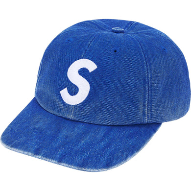 Supreme FW25 Pigment Coated Canvas S Logo 6 Panel Royal