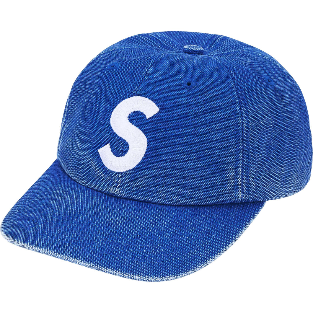 Supreme FW25 Pigment Coated Canvas S Logo 6 Panel Royal