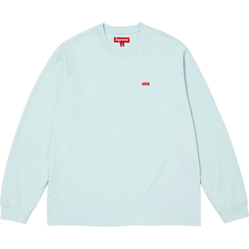 Supreme FW25 Small Box LS Tee Light Blue