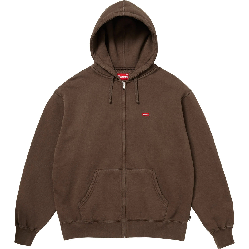 Supreme FW25 Small Box Up Hooded Sweatshirt Dark Brown