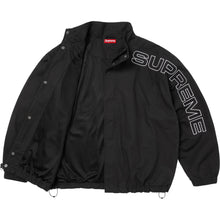 Supreme Spellout Embroidered Ripstop Track Jacket Black