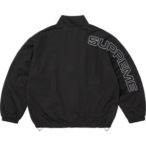 Supreme Spellout Embroidered Ripstop Track Jacket Black