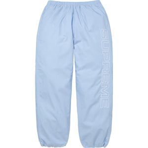 Supreme Spellout Embroidered Ripstop Track Pant Light Blue