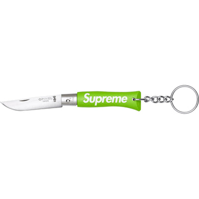 Supreme® Opinel® NO. 4 Knife Keychain Green