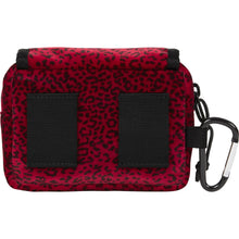 Supreme Velvet Mini Pouch Red Leopard