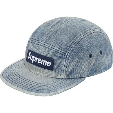 Supreme FW25 Washed Chino Twill Camp Cap Denim