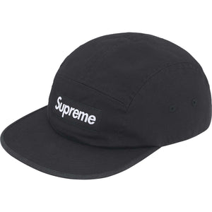Supreme FW25 Washed Chino Twill Camp Cap Black
