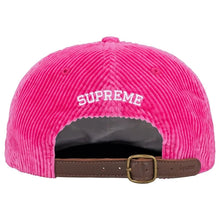Supreme S Logo Corduory 6-Panel Magenta