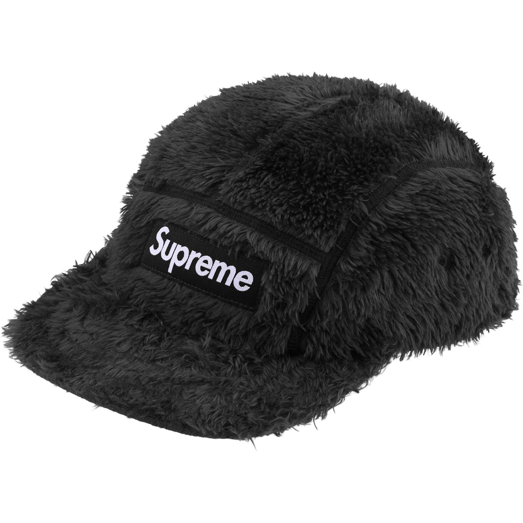 Supreme Fuzzy Camp Cap Black