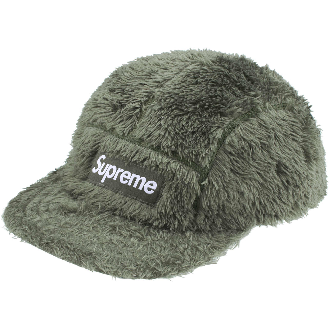 Supreme Fuzzy Camp Cap Olive