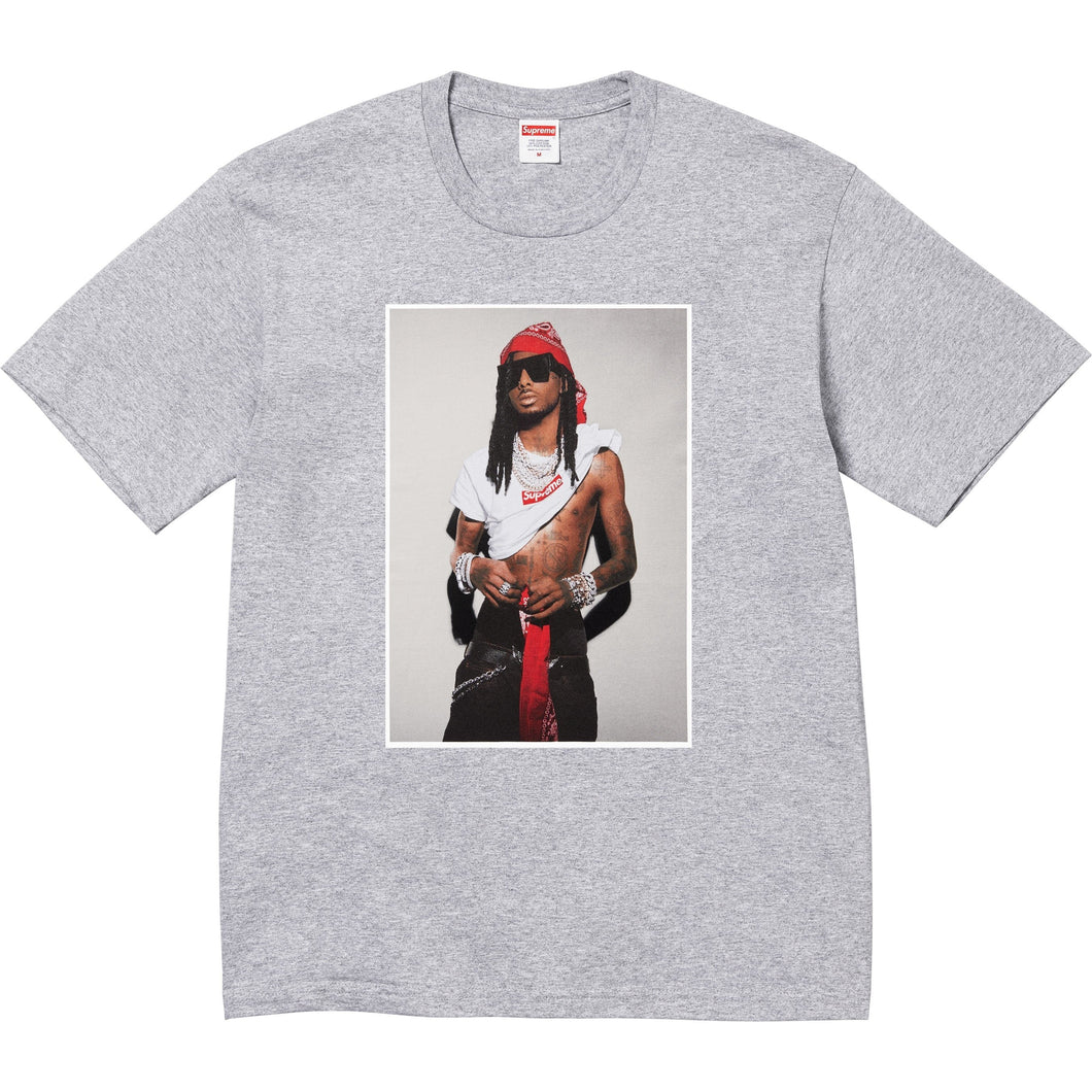 Supreme PLAYBOI CARTI Tee Grey