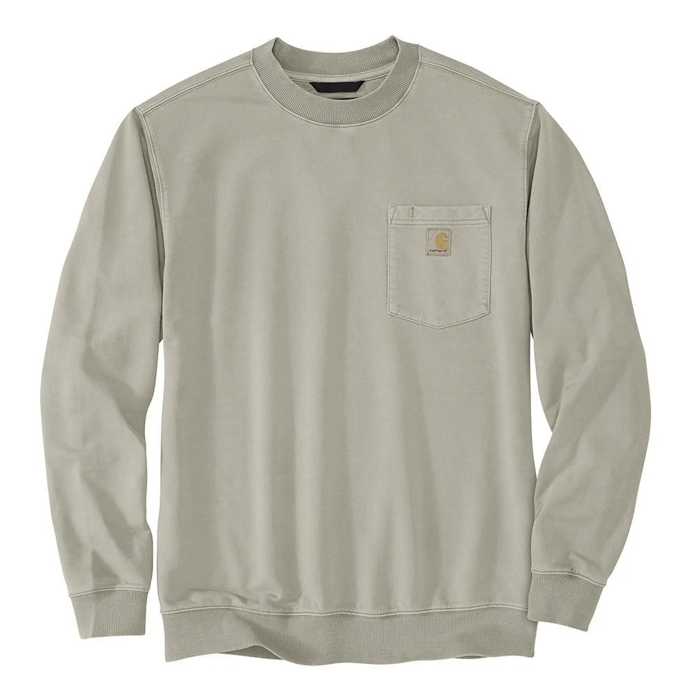 Carhartt Garment Dye Crewneck Pocket Sweatshirt Green